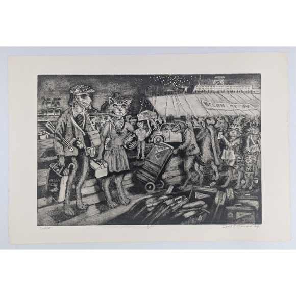 David Edwin Bernard Signed Numbered Print 